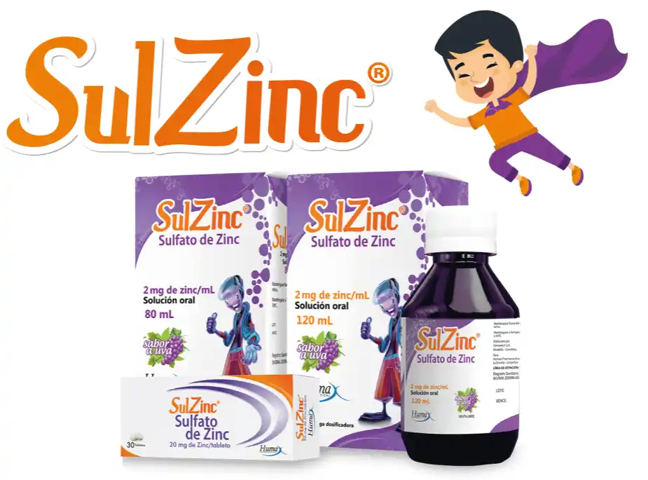 Suplementos de Zinc SulZinc